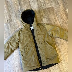 Zara Boys Army Green Parka / Coat sz 11-12